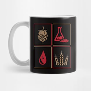 Beer Ingredients Mug